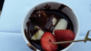 Chocolate fondue