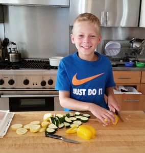 Chopping Vegetables