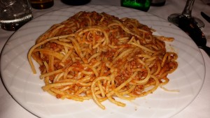 Bolognese Pasta,in case your not into fish.