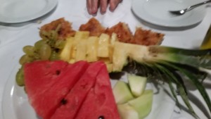 Fruit Platter (with a few pastries)
