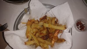 Side of home made roasted fries