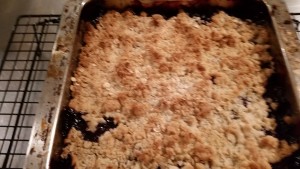 Blueberry crisp