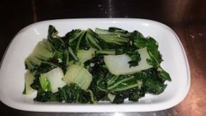 Final Bok Choy dish