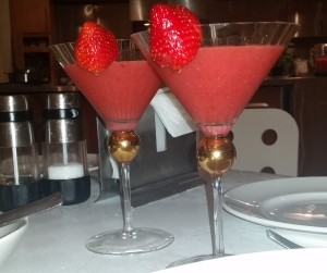 Strawberry Daiquiris -- no rum