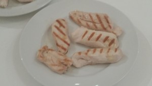 Grilled chicken...plated.